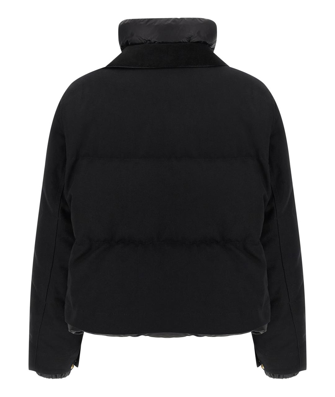 SACAI Черная хлопковая куртка, фото 2