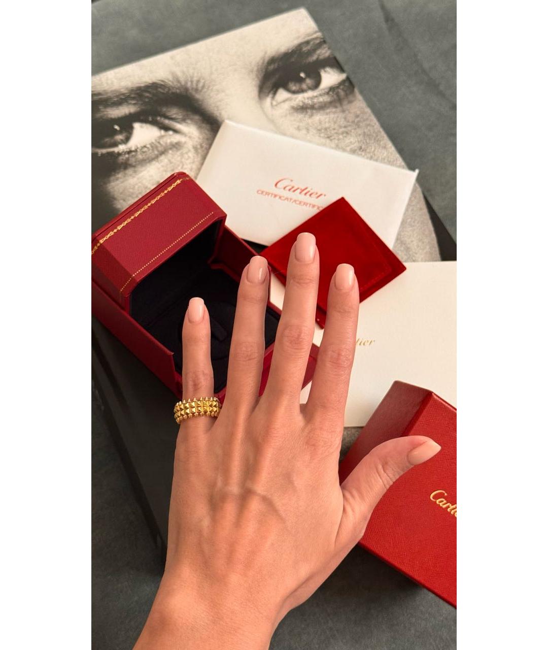 CARTIER Желтое кольцо из желтого золота, фото 4