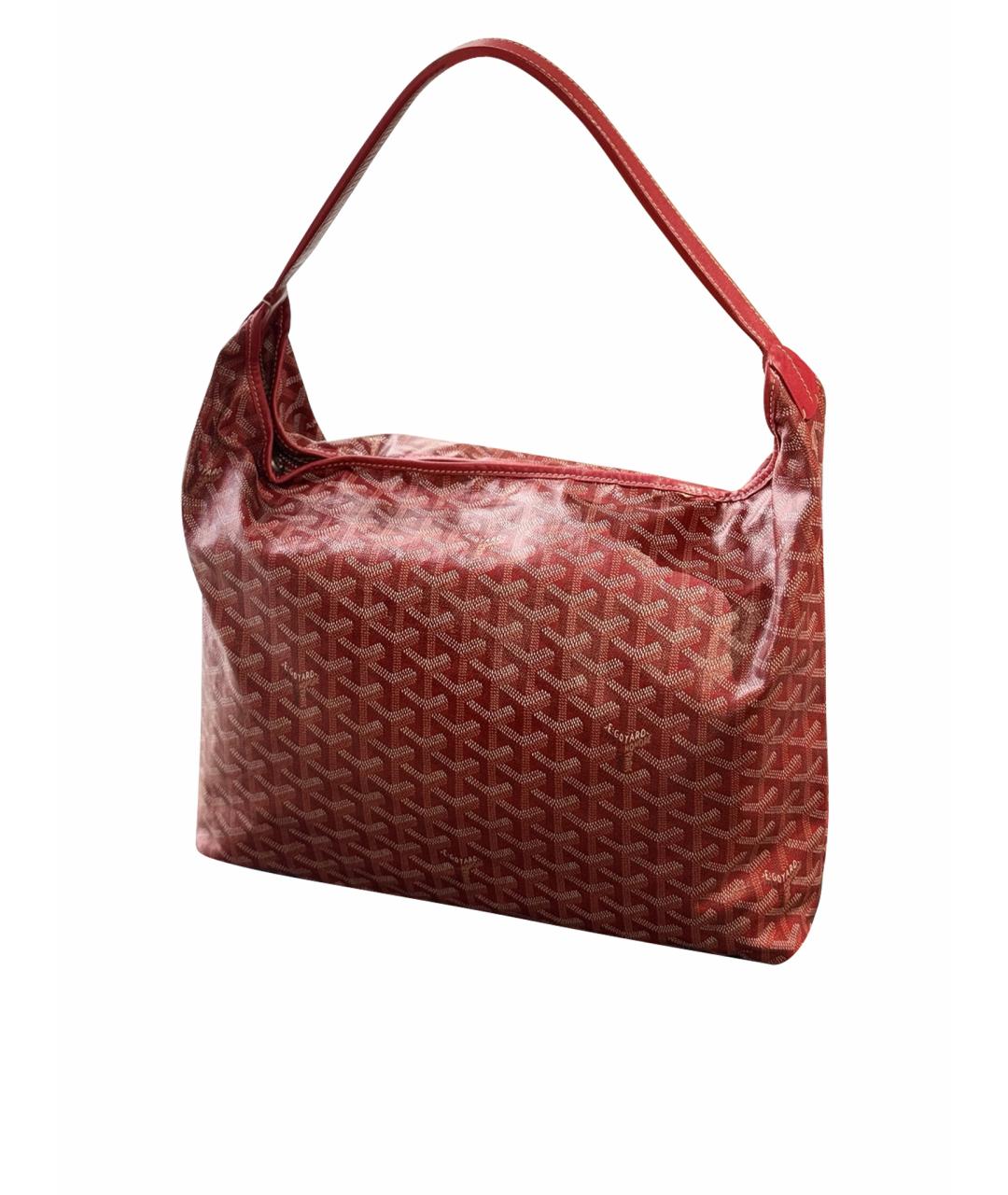 GOYARD Красная сумка через плечо из искусственной кожи, фото 1