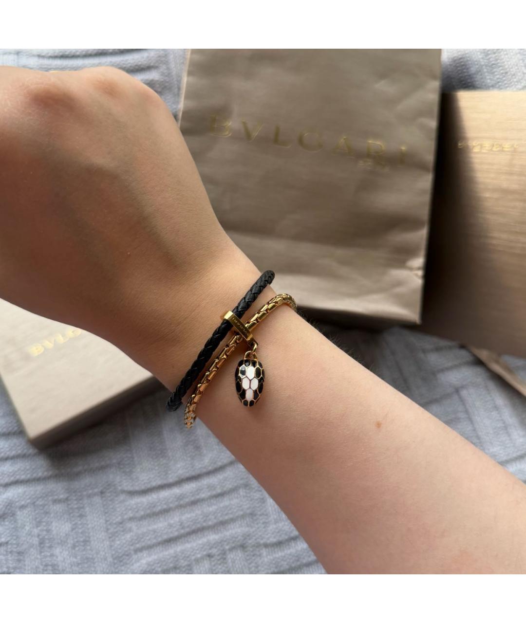 BVLGARI Черный браслет, фото 8