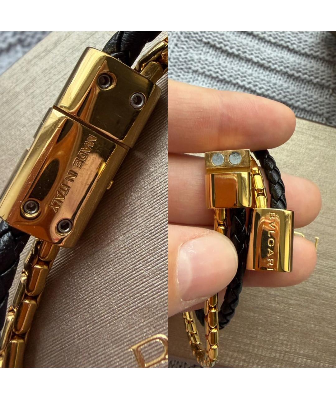 BVLGARI Черный браслет, фото 7