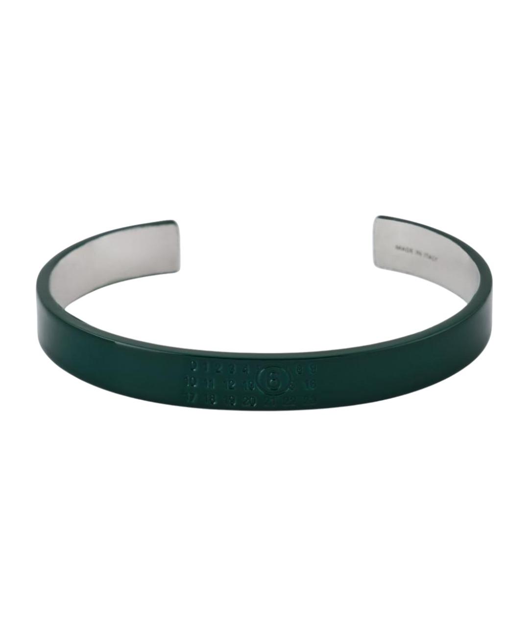 MAISON MARGIELA Зеленый латунный браслет, фото 1