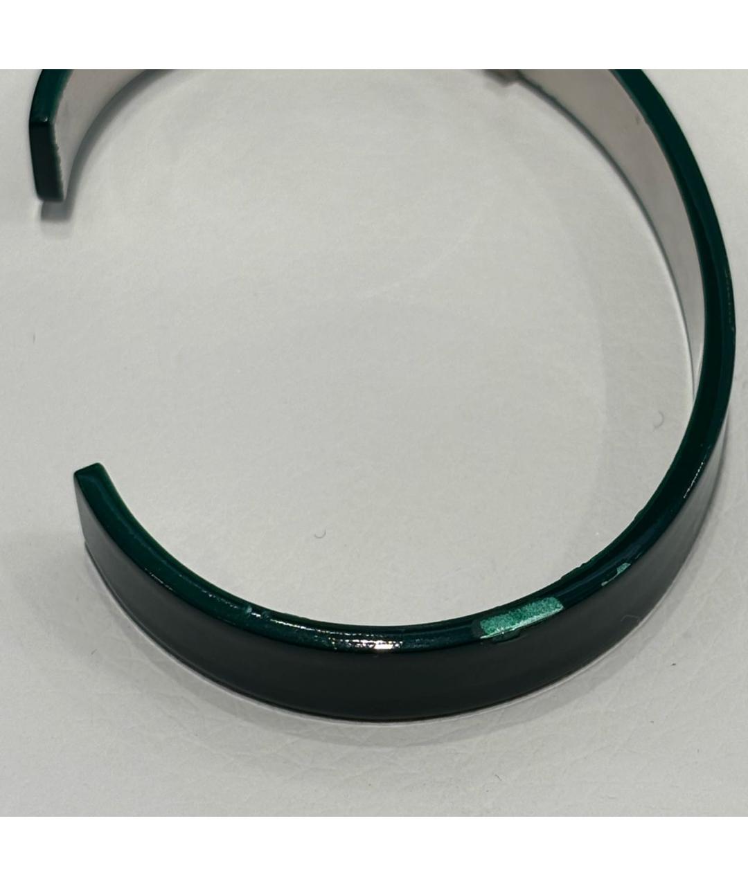 MAISON MARGIELA Зеленый латунный браслет, фото 5