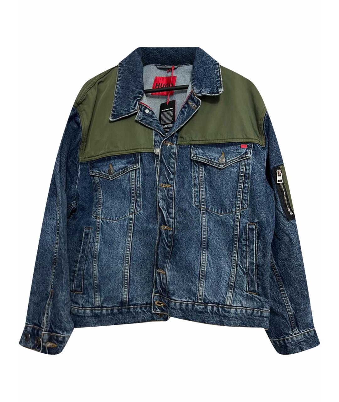 HUGO Синяя деним куртка, фото 1