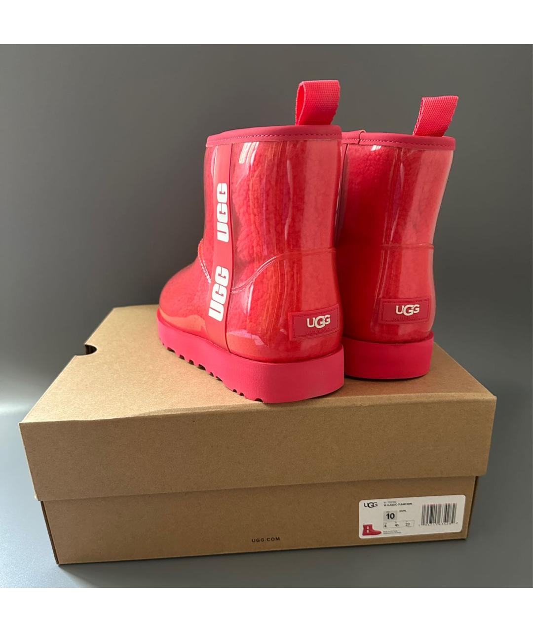 UGG AUSTRALIA Красные ботинки, фото 4