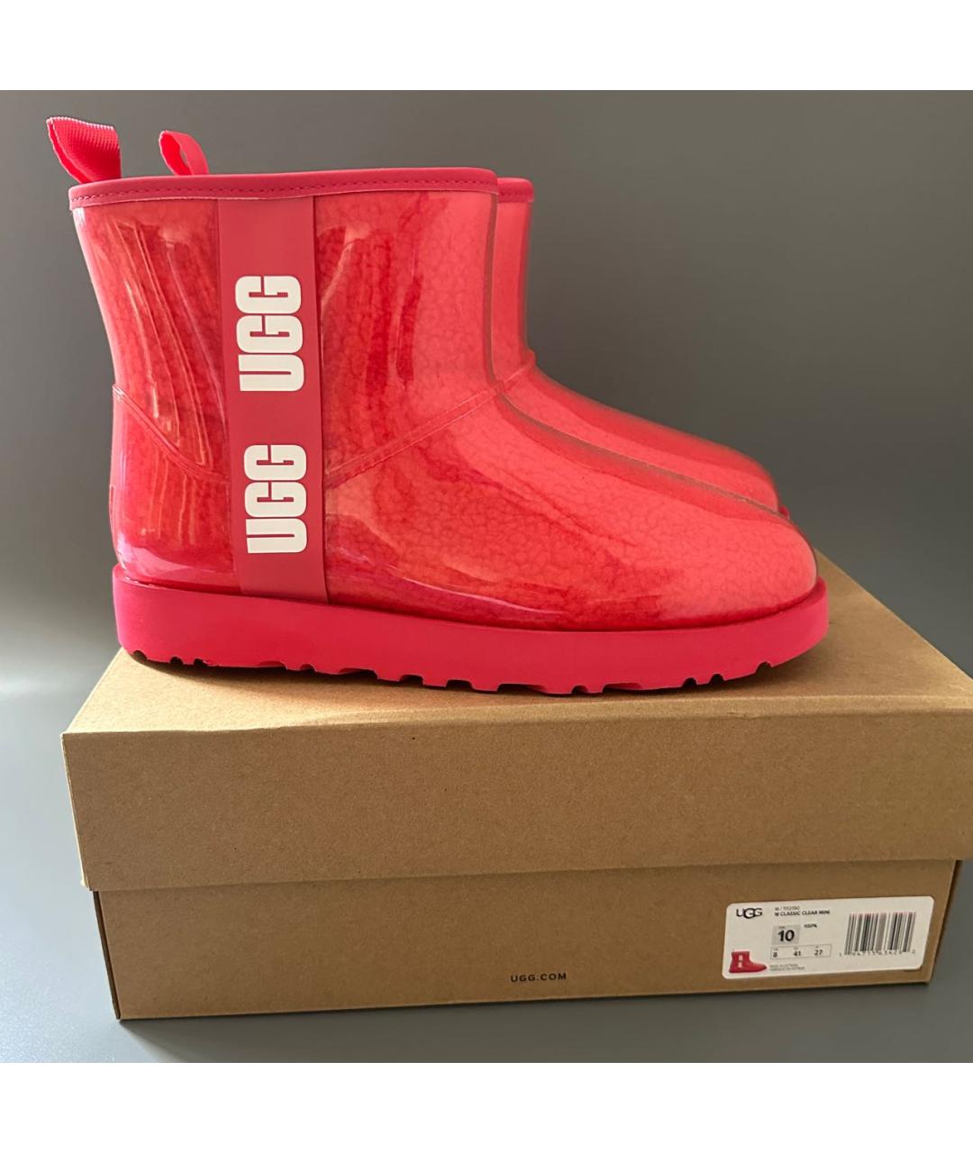UGG AUSTRALIA Красные ботинки, фото 5