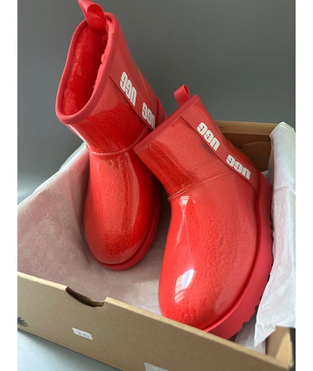 UGG AUSTRALIA Красные ботинки, фото 3