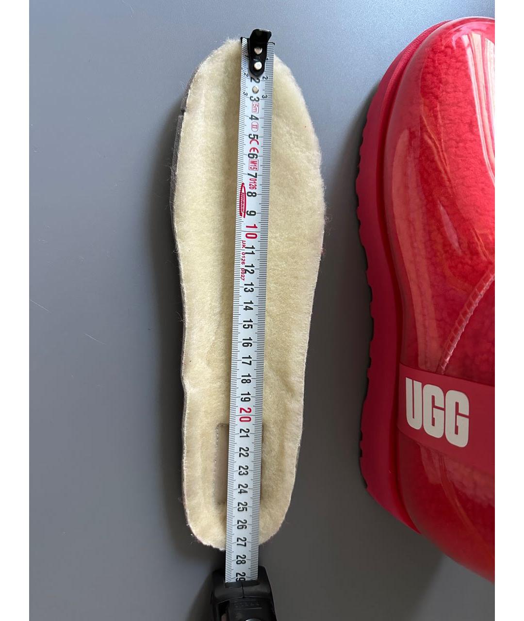 UGG AUSTRALIA Красные ботинки, фото 8