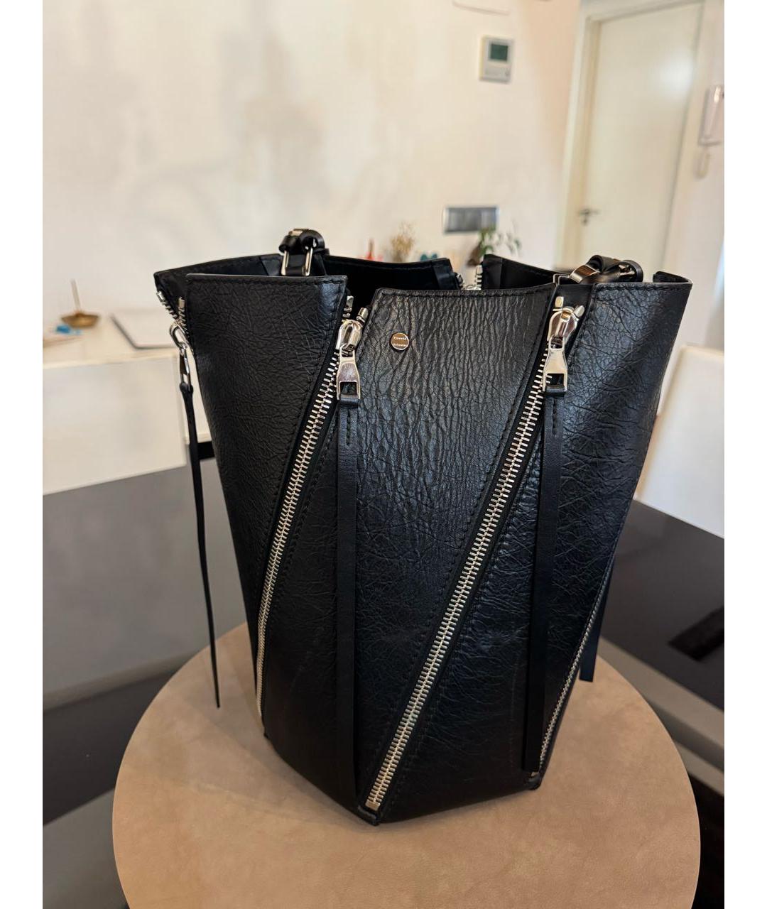 PROENZA SCHOULER Черная кожаная сумка через плечо, фото 3