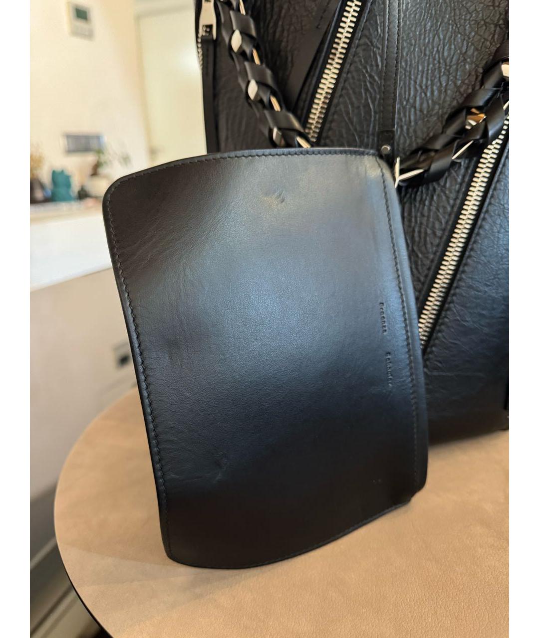 PROENZA SCHOULER Черная кожаная сумка через плечо, фото 4