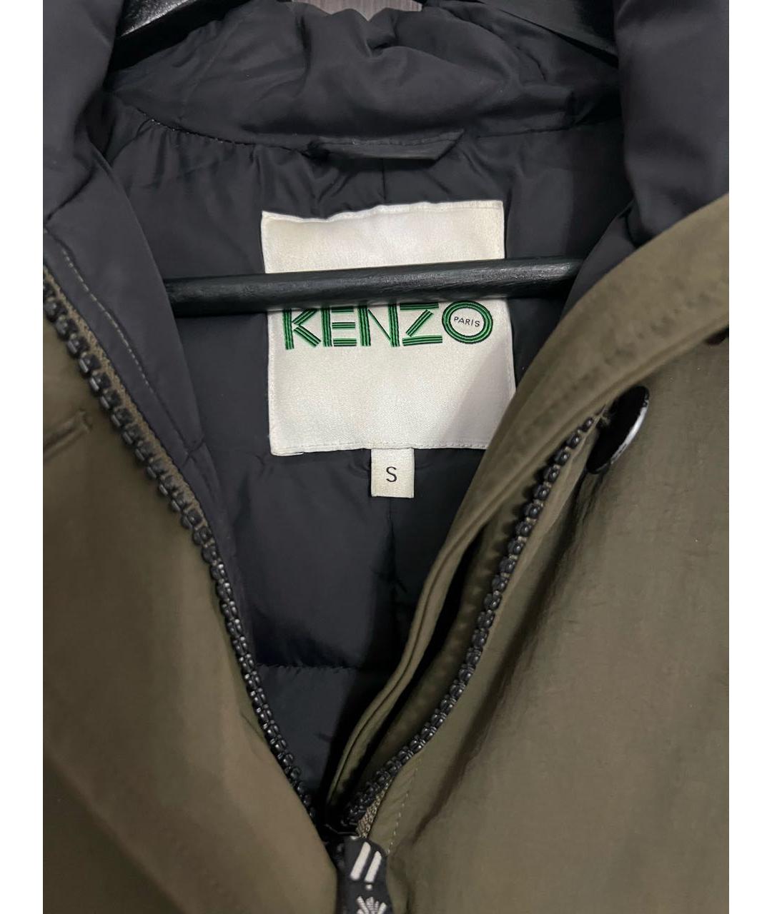 KENZO Зеленая парка, фото 4