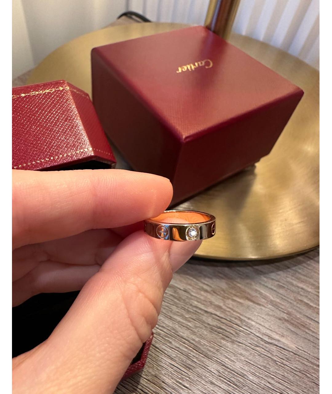 CARTIER Золотое кольцо из розового золота, фото 2