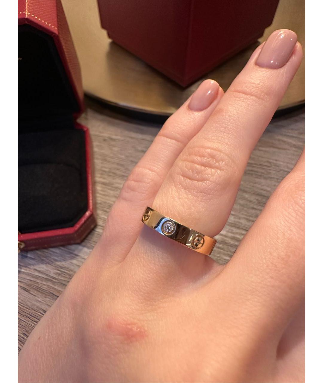 CARTIER Золотое кольцо из розового золота, фото 8