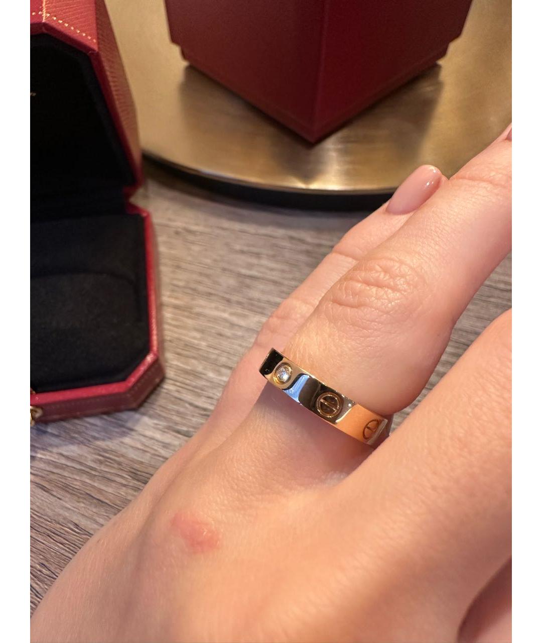 CARTIER Золотое кольцо из розового золота, фото 3