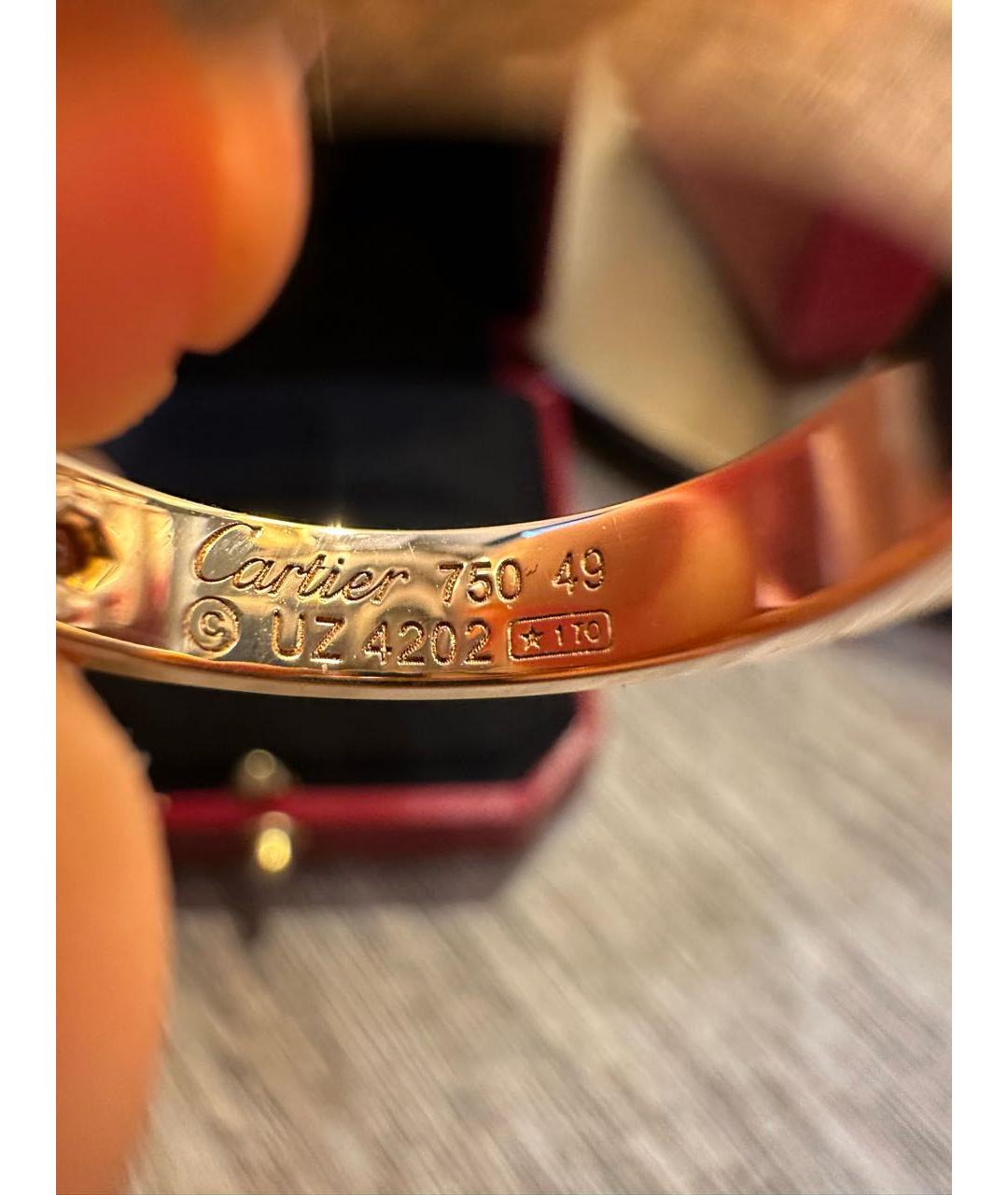 CARTIER Золотое кольцо из розового золота, фото 6