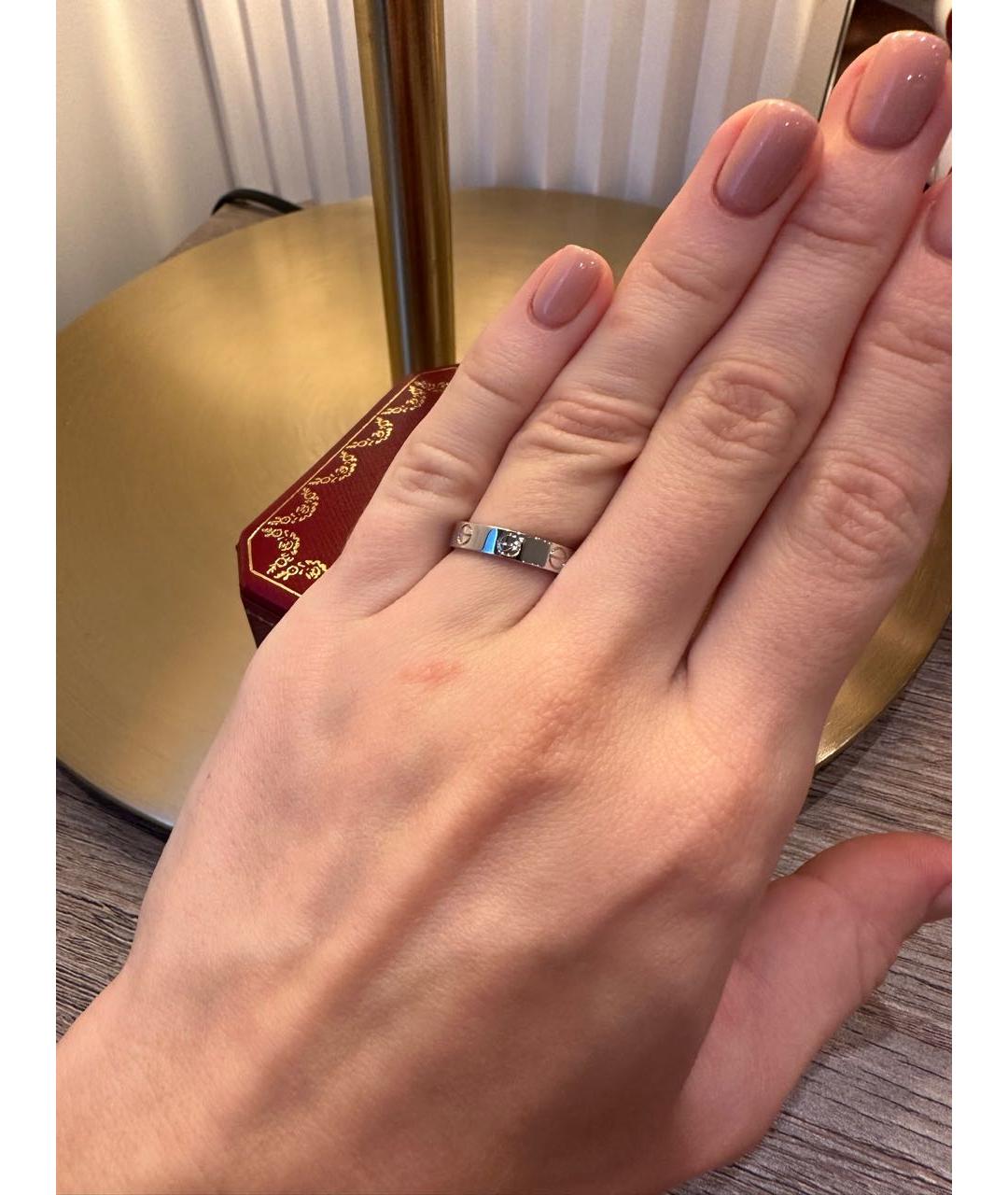 CARTIER Белое кольцо из белого золота, фото 6