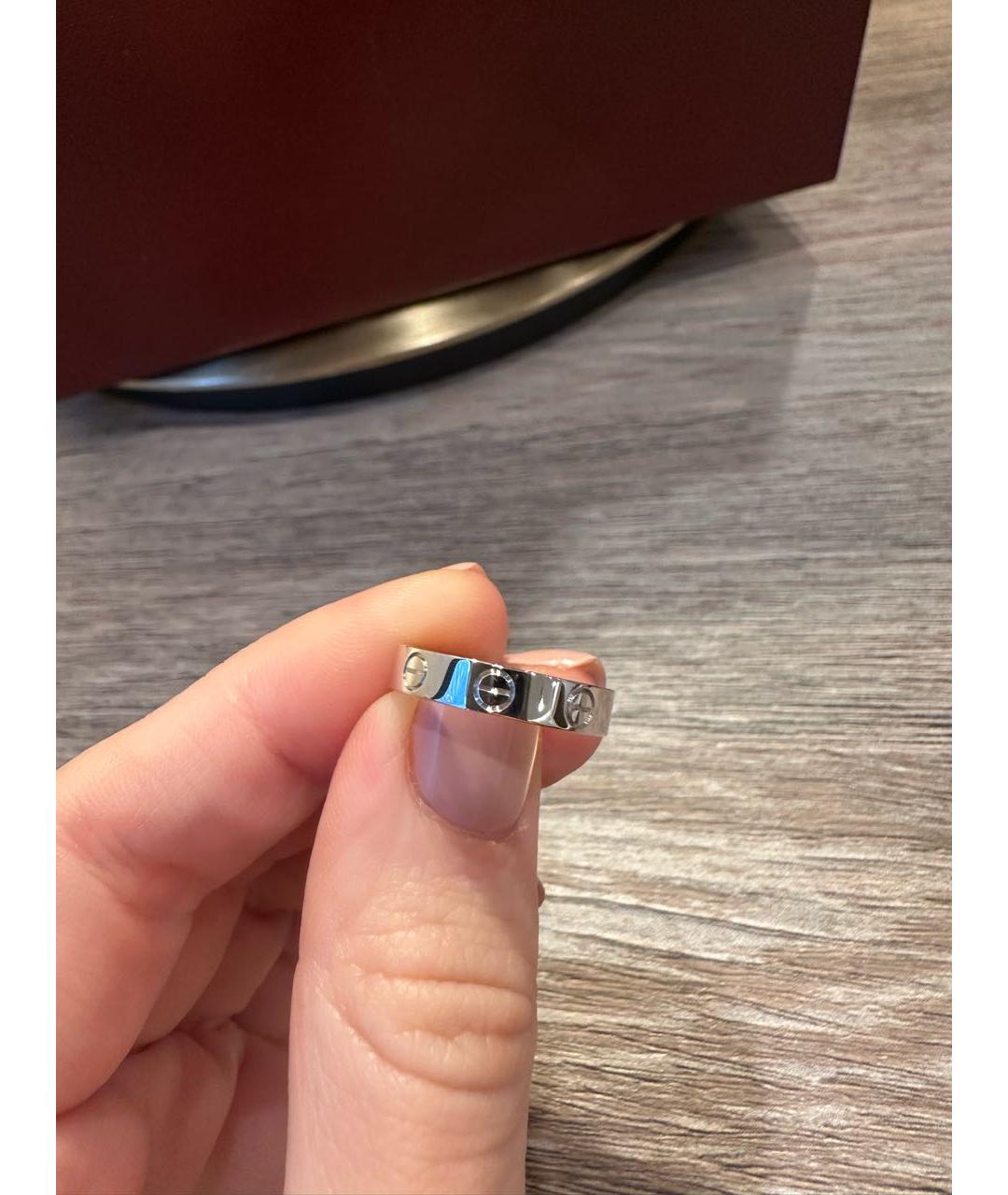 CARTIER Белое кольцо из белого золота, фото 2