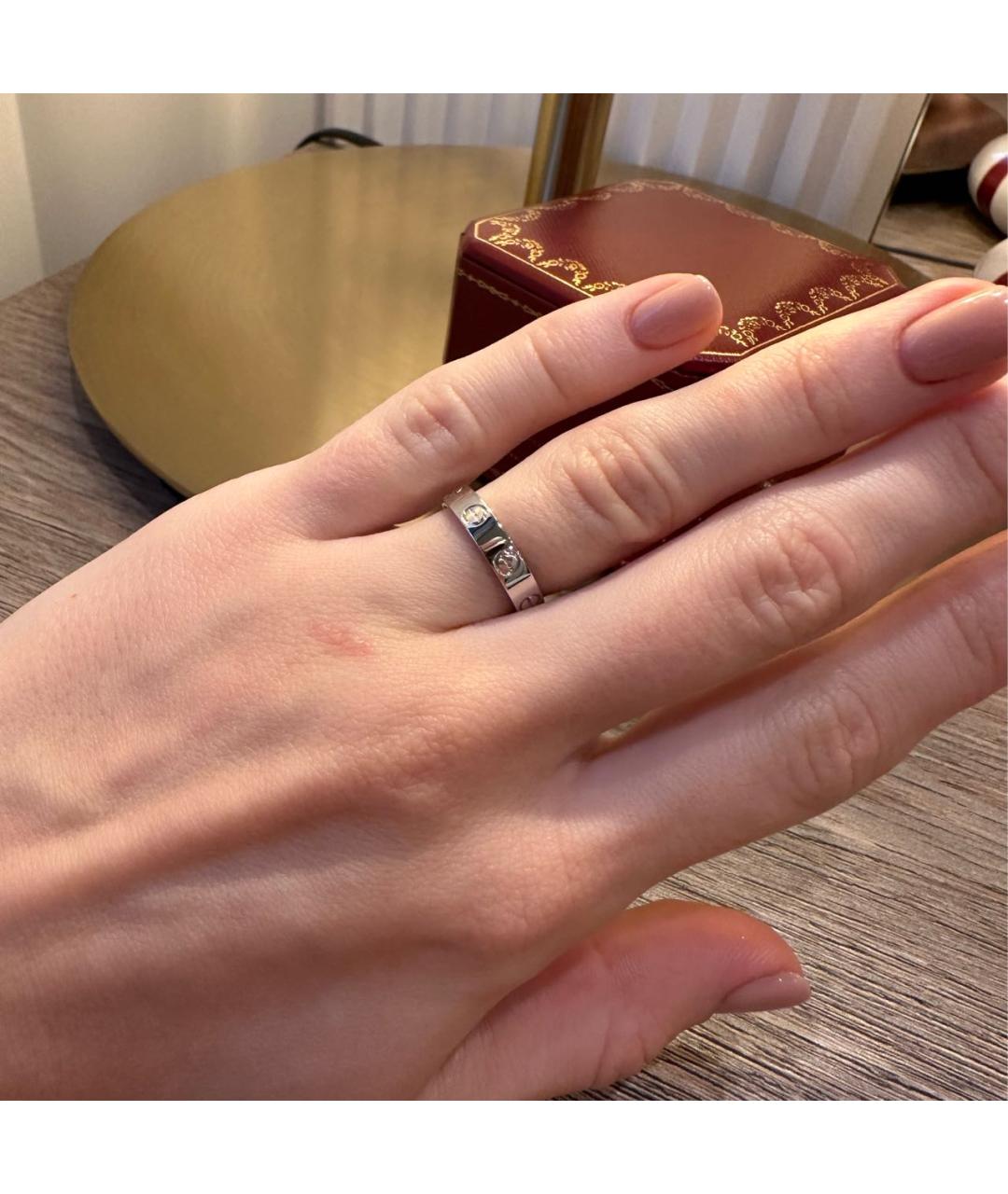CARTIER Белое кольцо из белого золота, фото 5