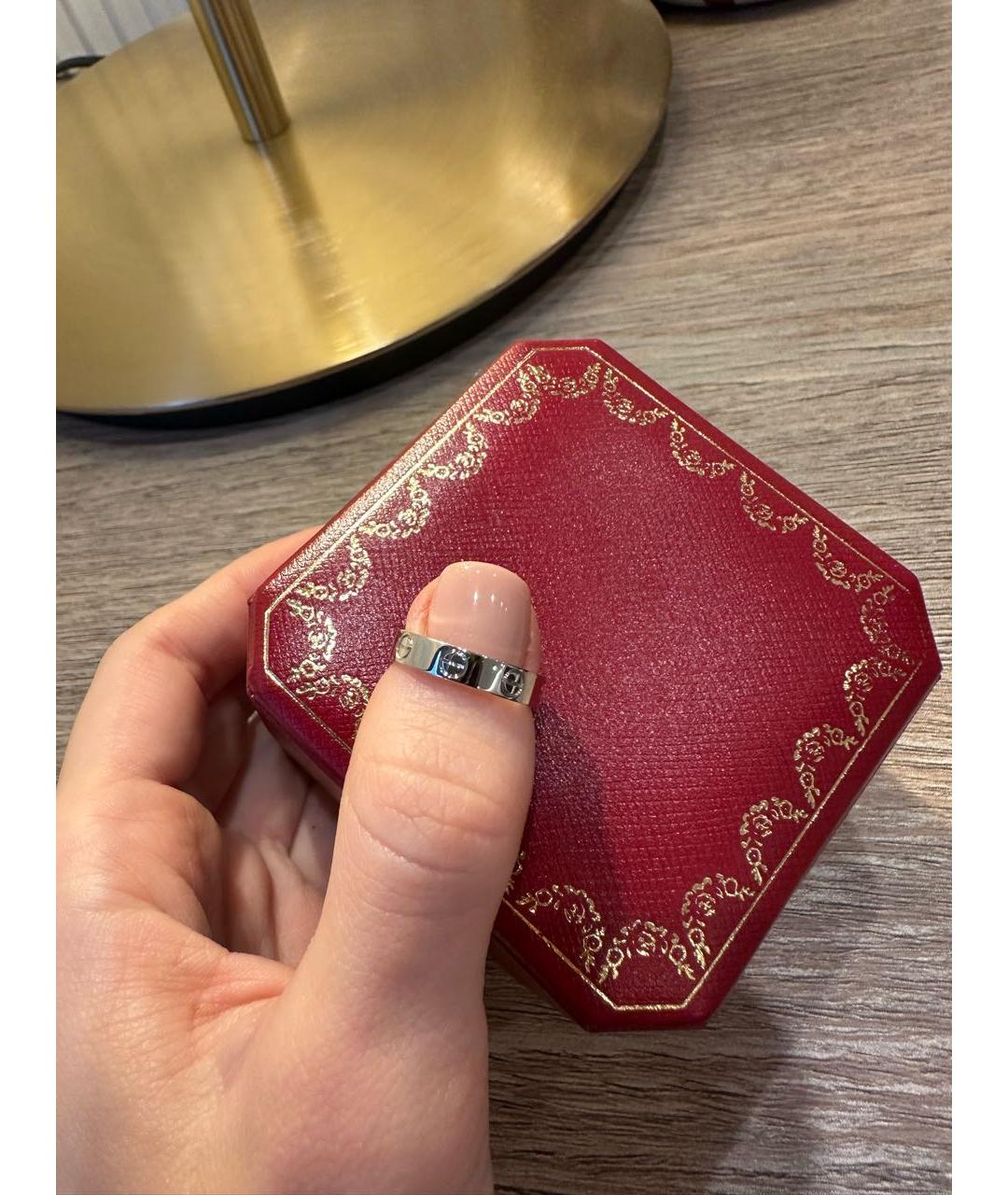 CARTIER Белое кольцо из белого золота, фото 3