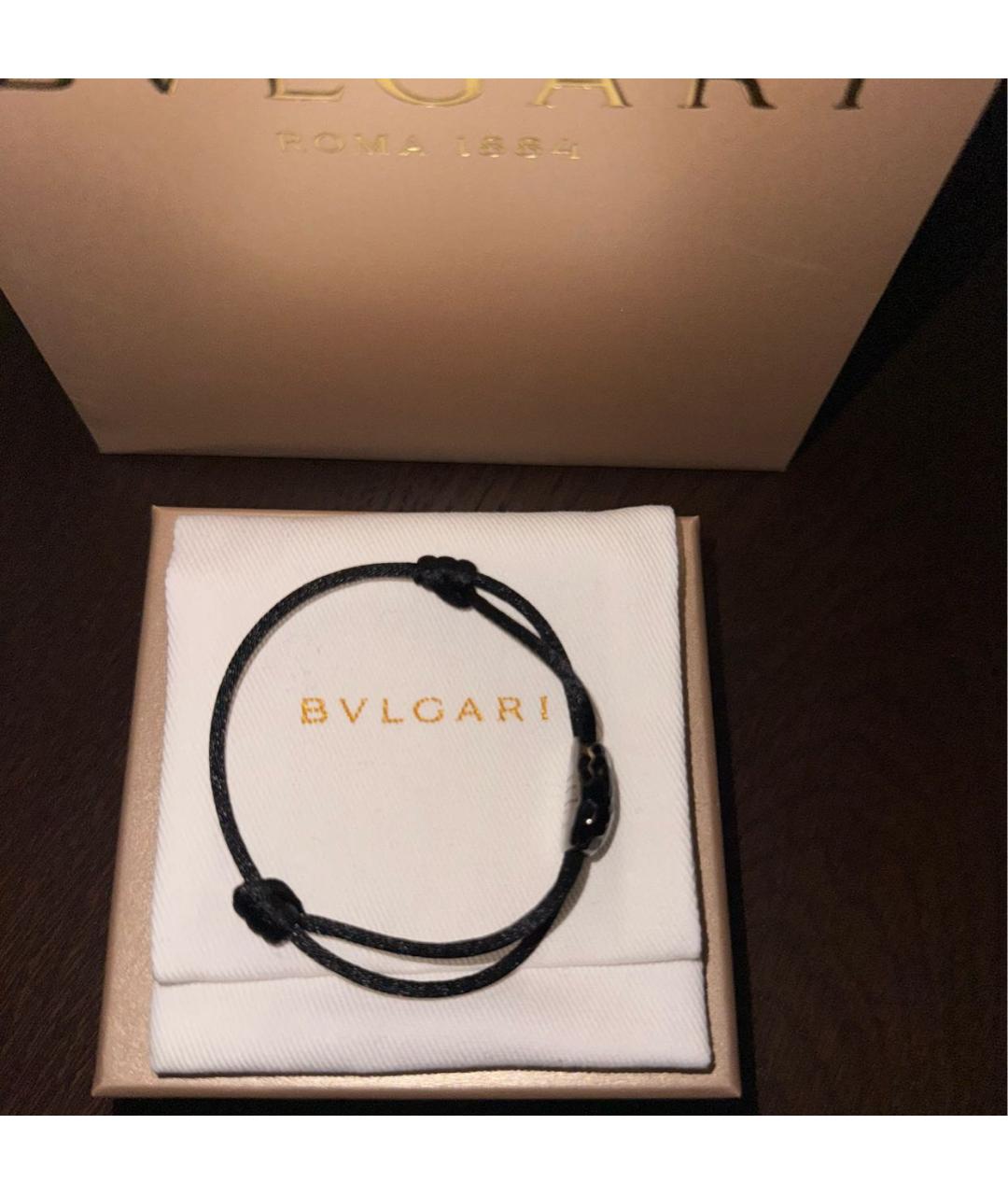 BVLGARI Черный браслет, фото 2