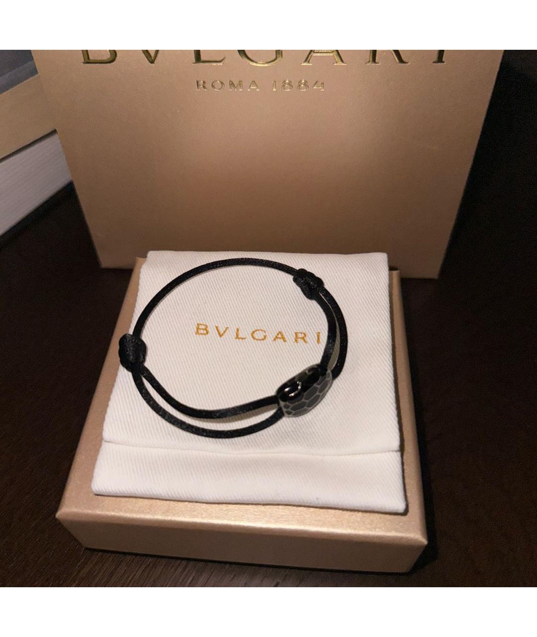 BVLGARI Черный браслет, фото 5