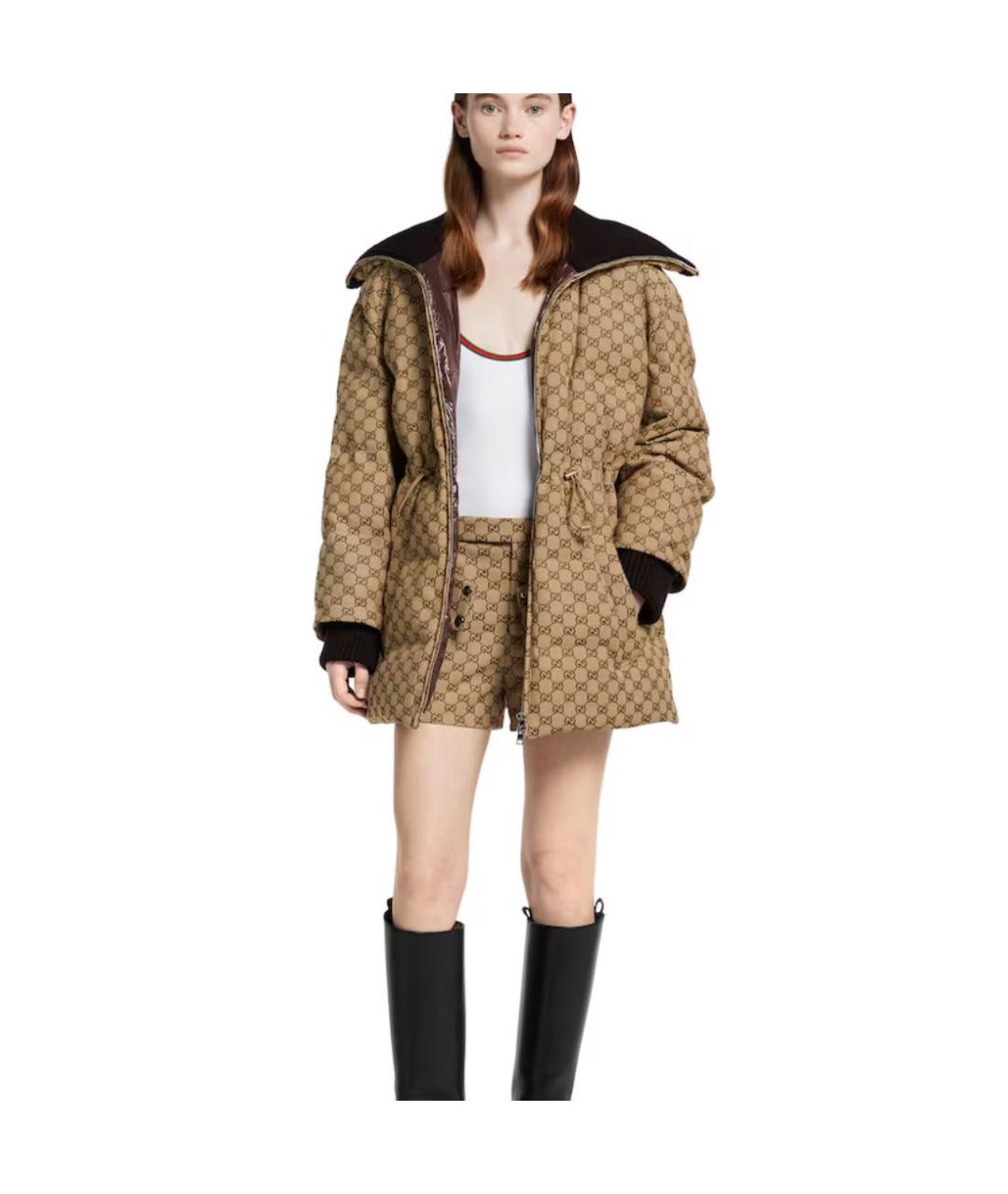 GUCCI Бежевая шерстяная куртка, фото 2