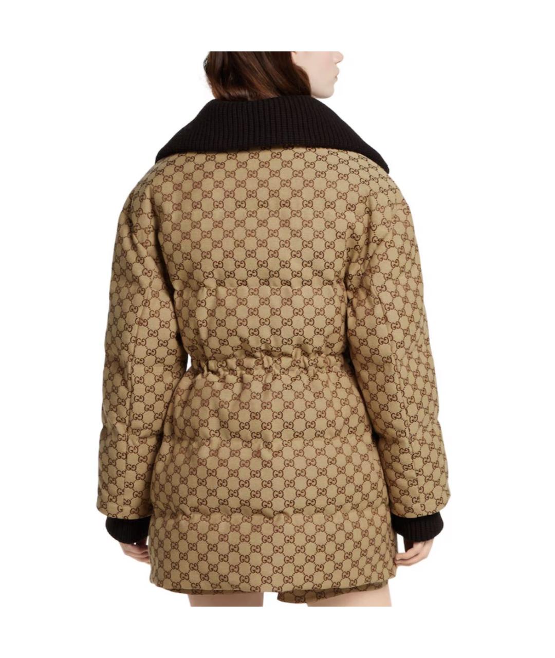 GUCCI Бежевая шерстяная куртка, фото 4