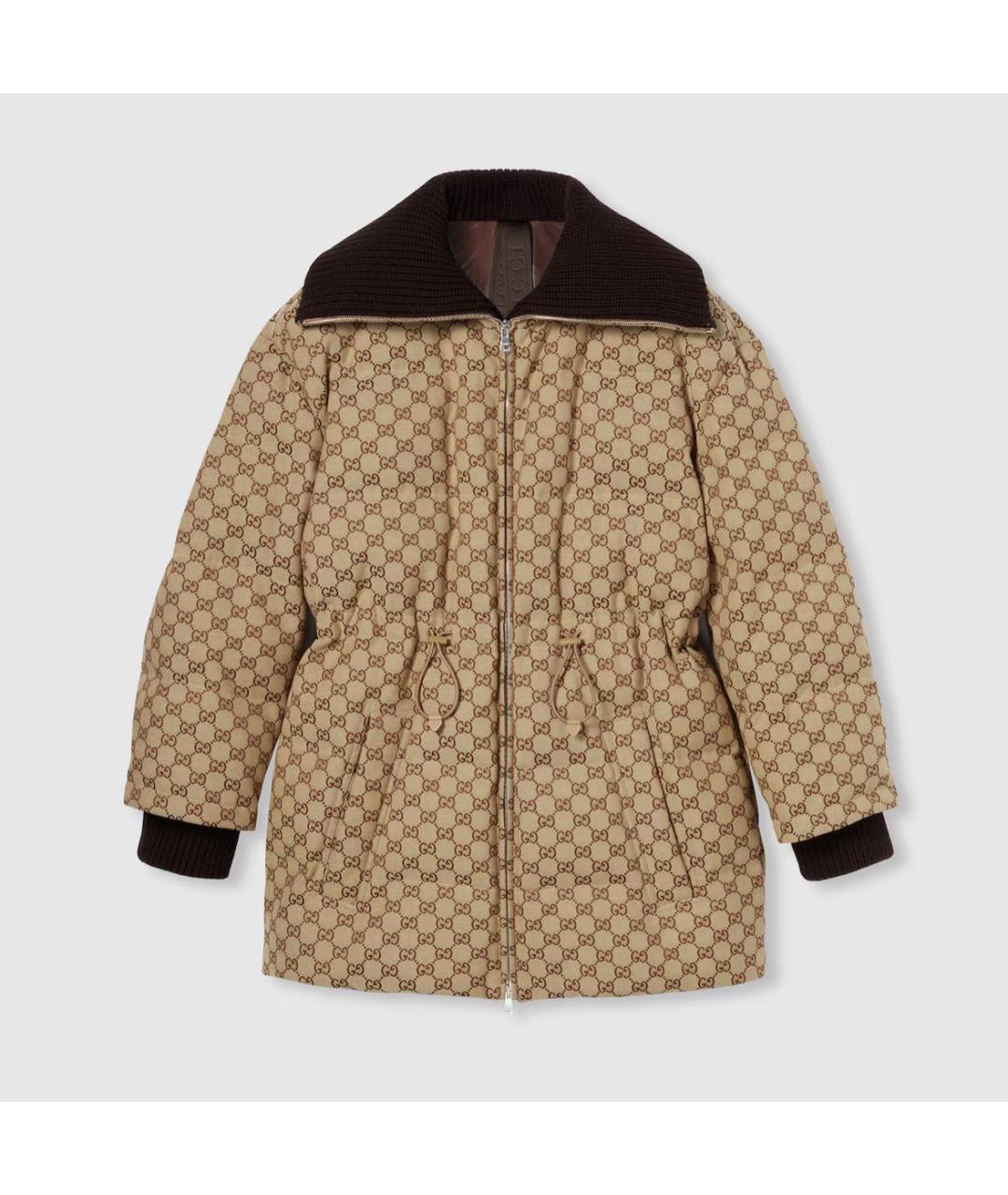 GUCCI Бежевая шерстяная куртка, фото 6