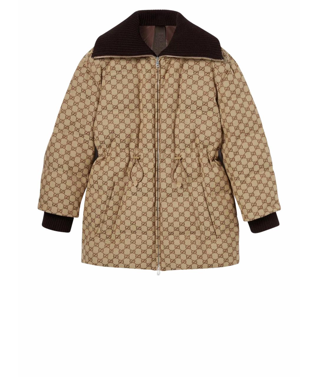 GUCCI Бежевая шерстяная куртка, фото 1