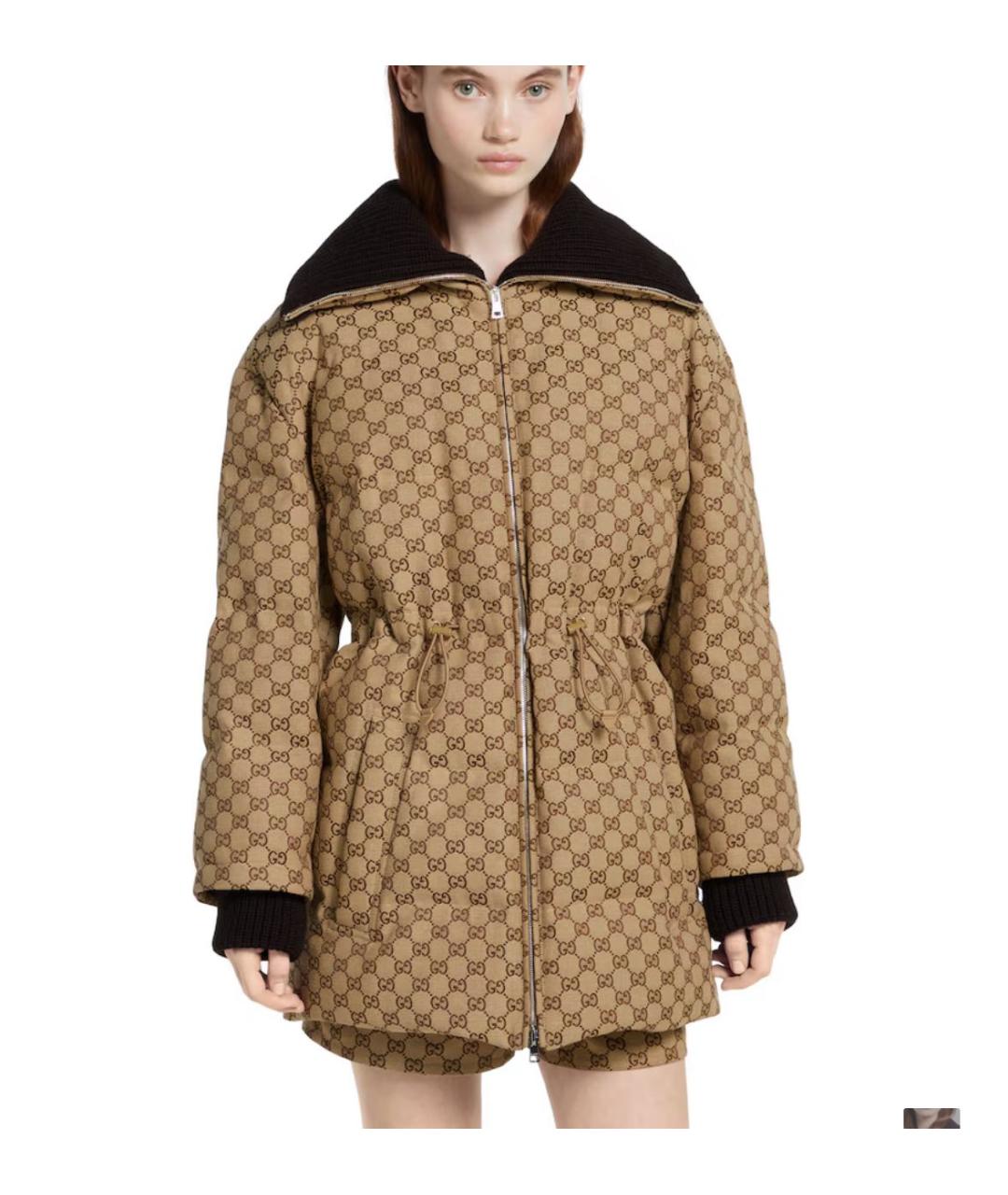 GUCCI Бежевая шерстяная куртка, фото 3