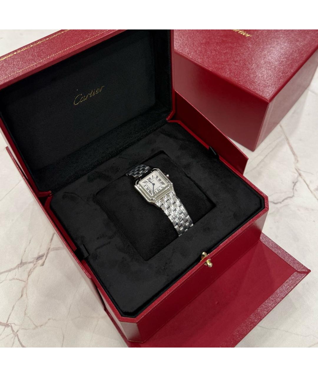 CARTIER Серебряные металлические часы, фото 4