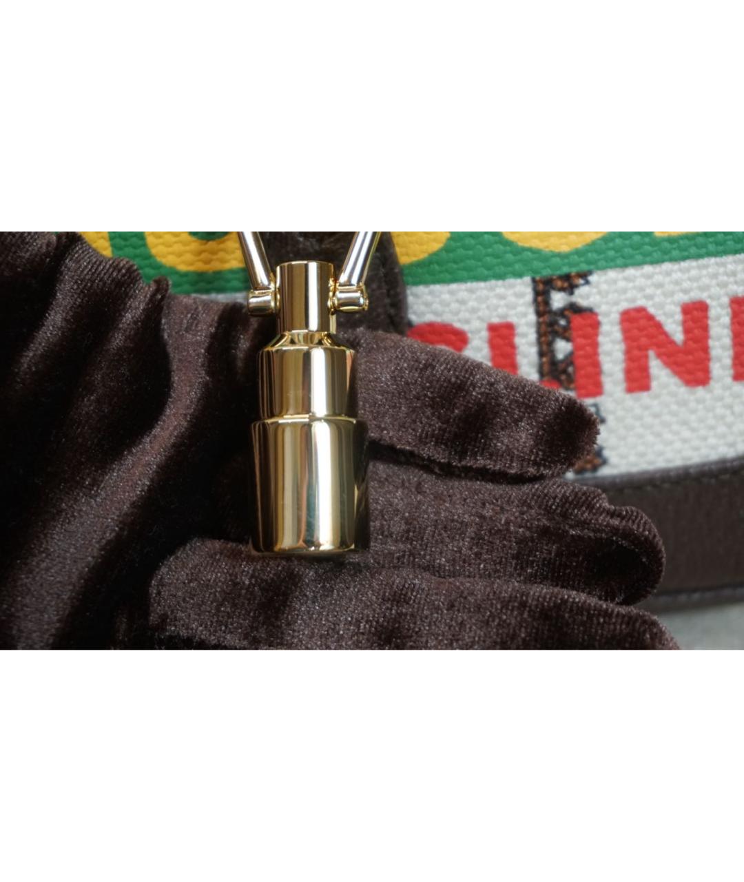 GUCCI Мульти кожаная сумка с короткими ручками, фото 6