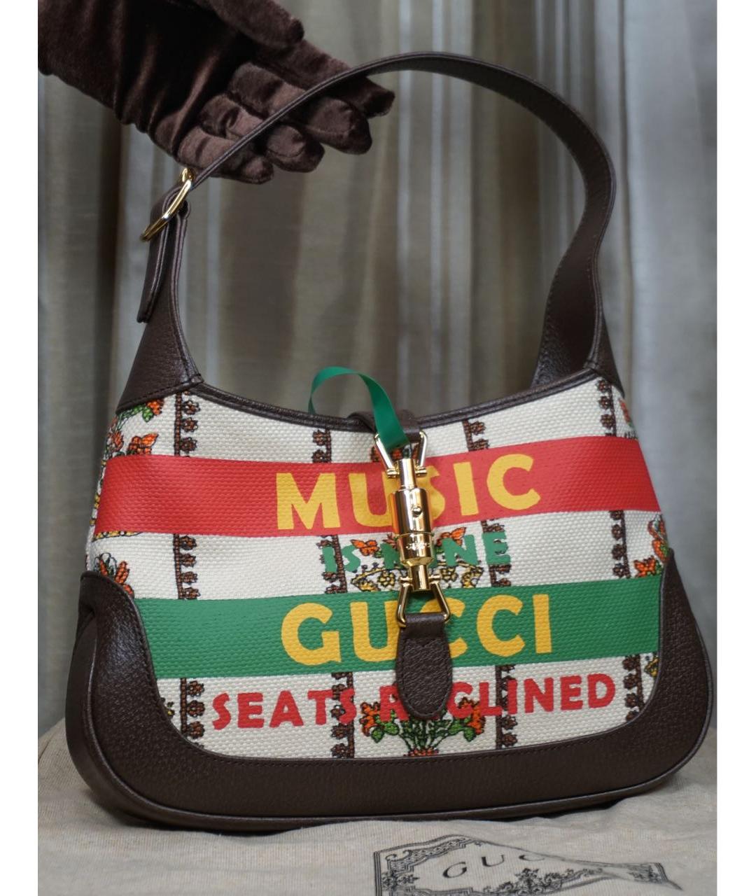 GUCCI Мульти кожаная сумка с короткими ручками, фото 2