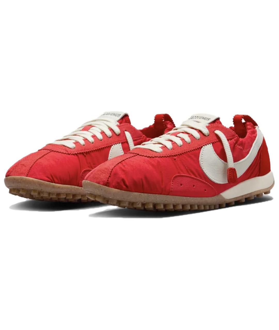 NIKE Красные синтетические кроссовки, фото 3