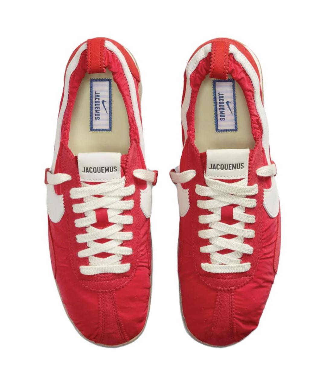 NIKE Красные синтетические кроссовки, фото 4