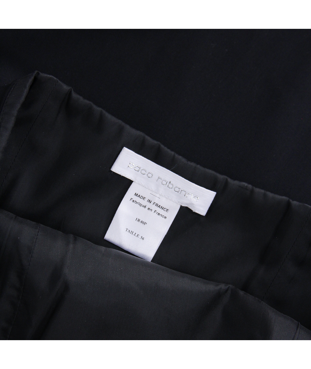 PACO RABANNE Черное полиэстеровое повседневное платье, фото 3