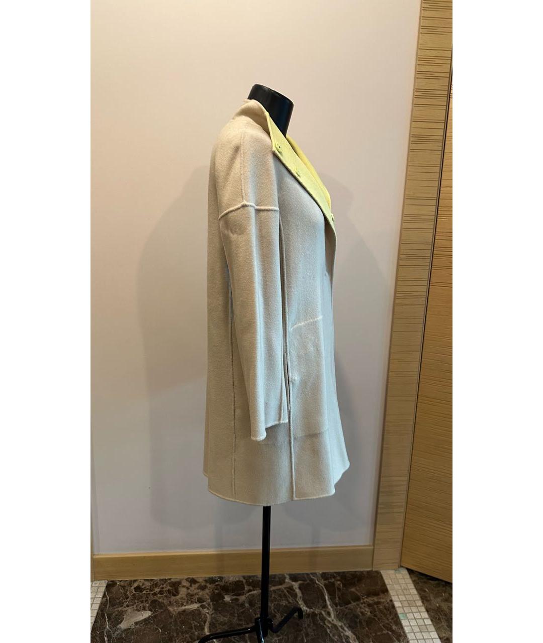 MAX MARA Бежевое шерстяное пальто, фото 6