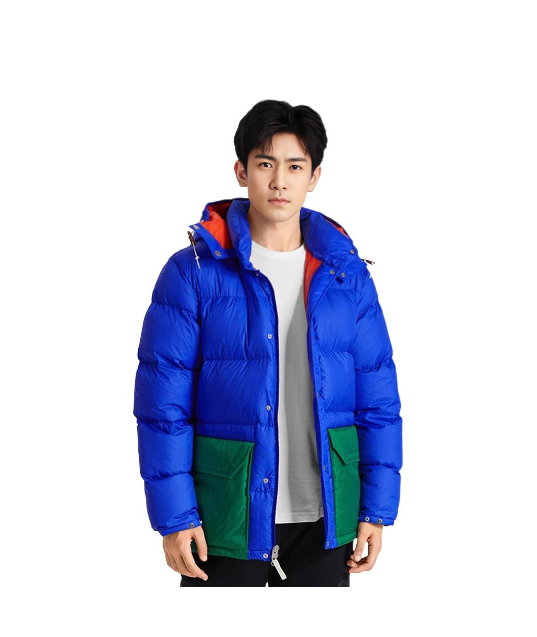 THE NORTH FACE Синий пуховик, фото 2