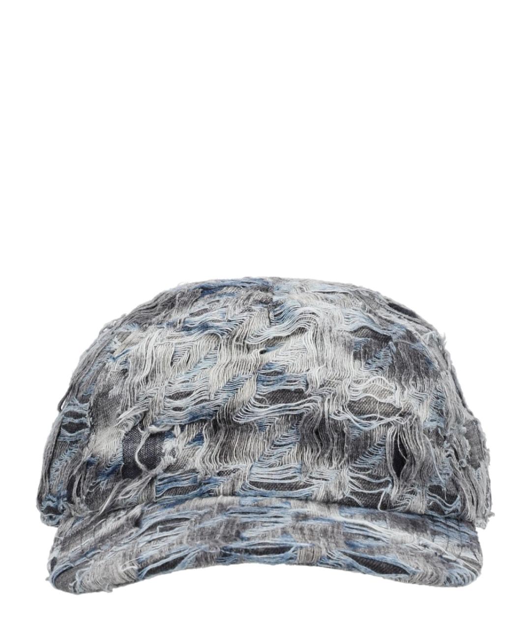 DIESEL Серая хлопковая кепка/бейсболка, фото 1