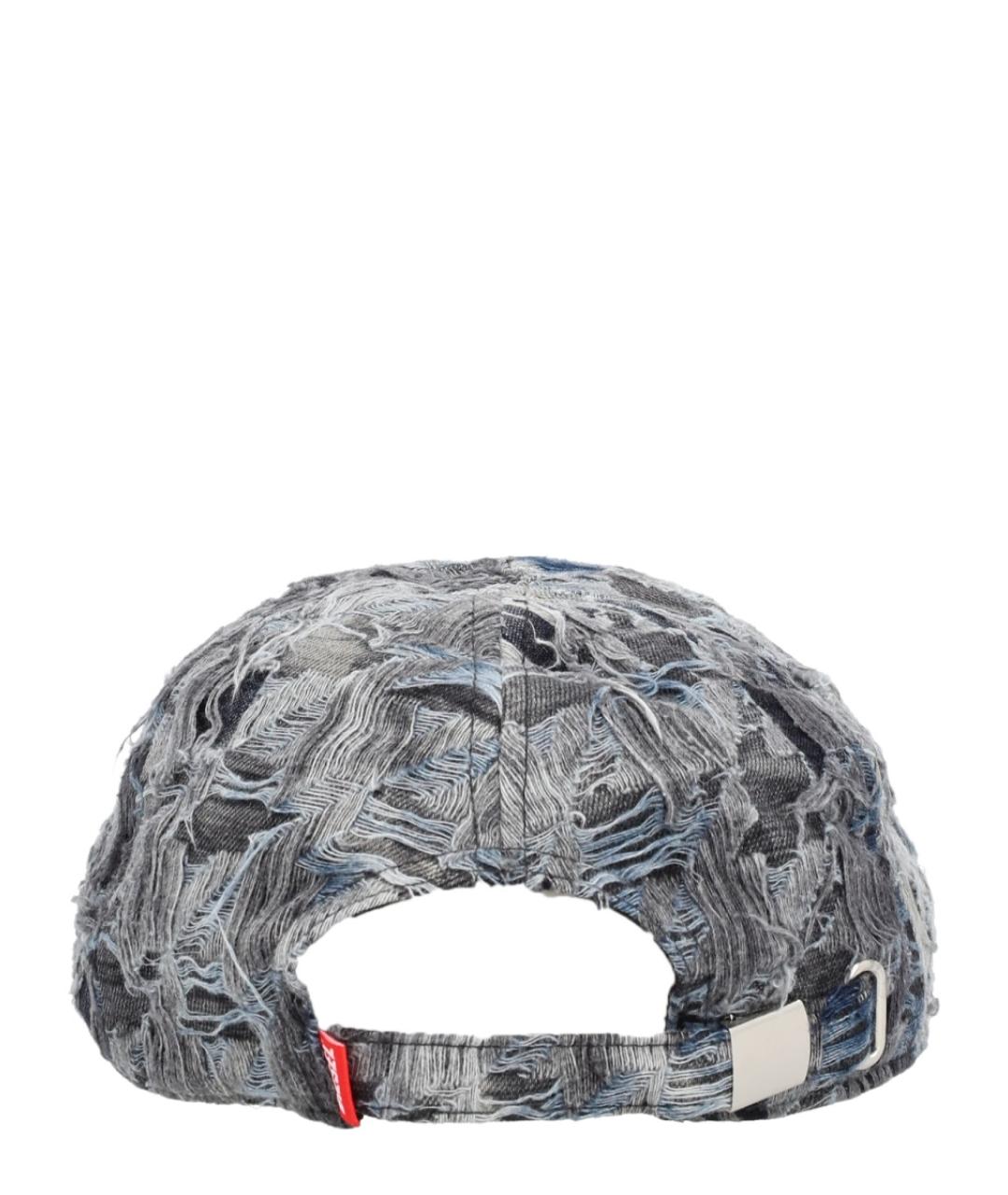 DIESEL Серая хлопковая кепка/бейсболка, фото 3