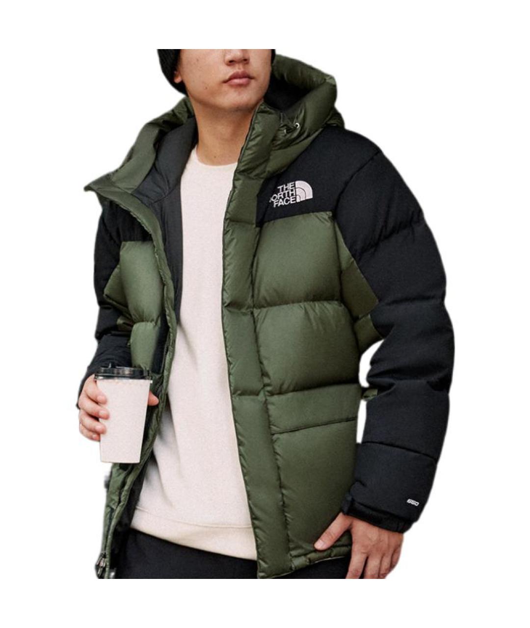 THE NORTH FACE Зеленый пуховик, фото 4