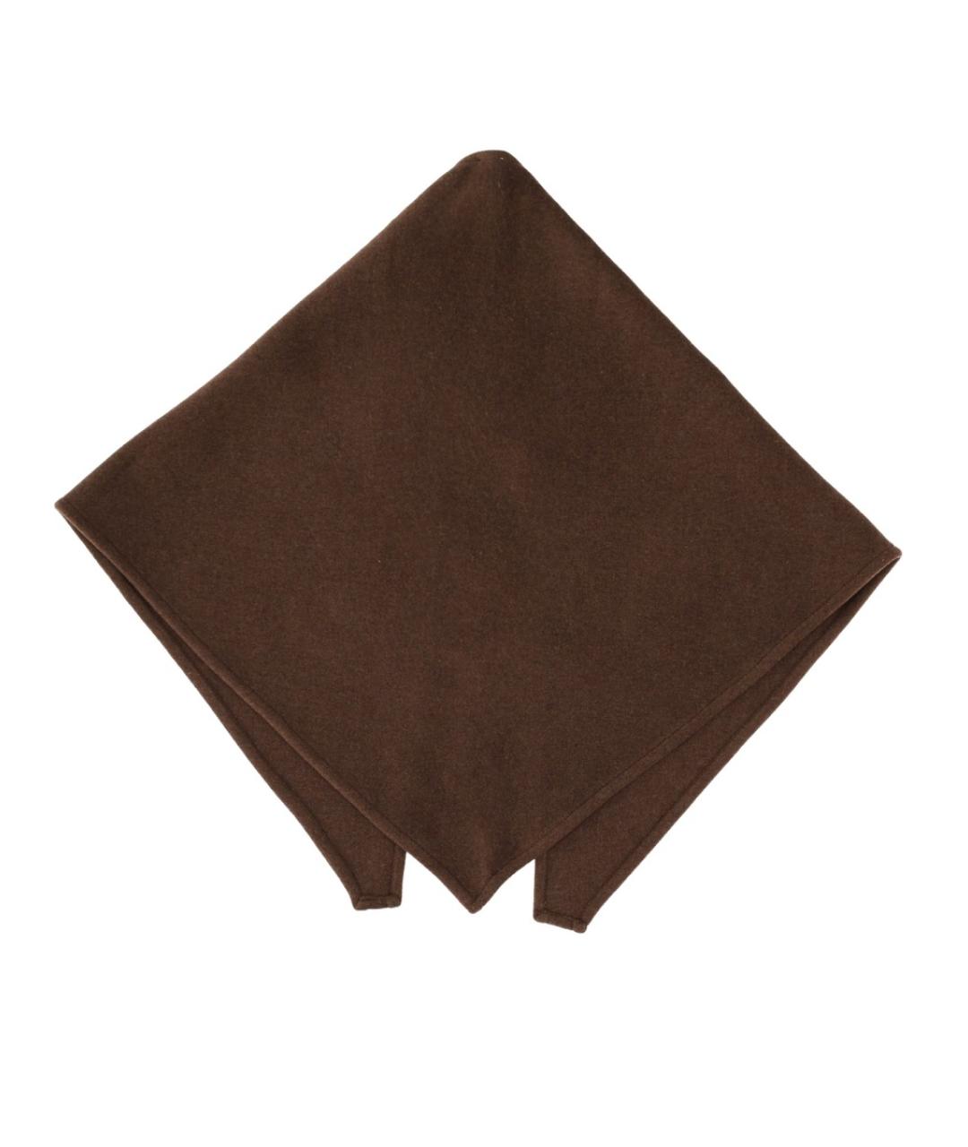 THE GARMENT Коричневый шерстяной шарф, фото 2