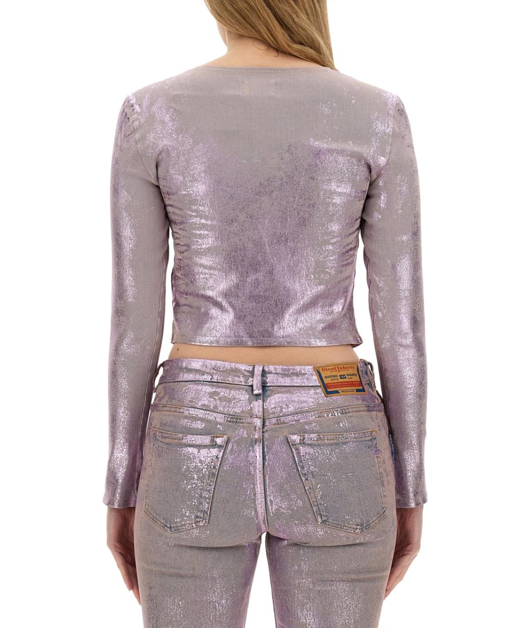 DIESEL Розовая хлопковая блузы, фото 4