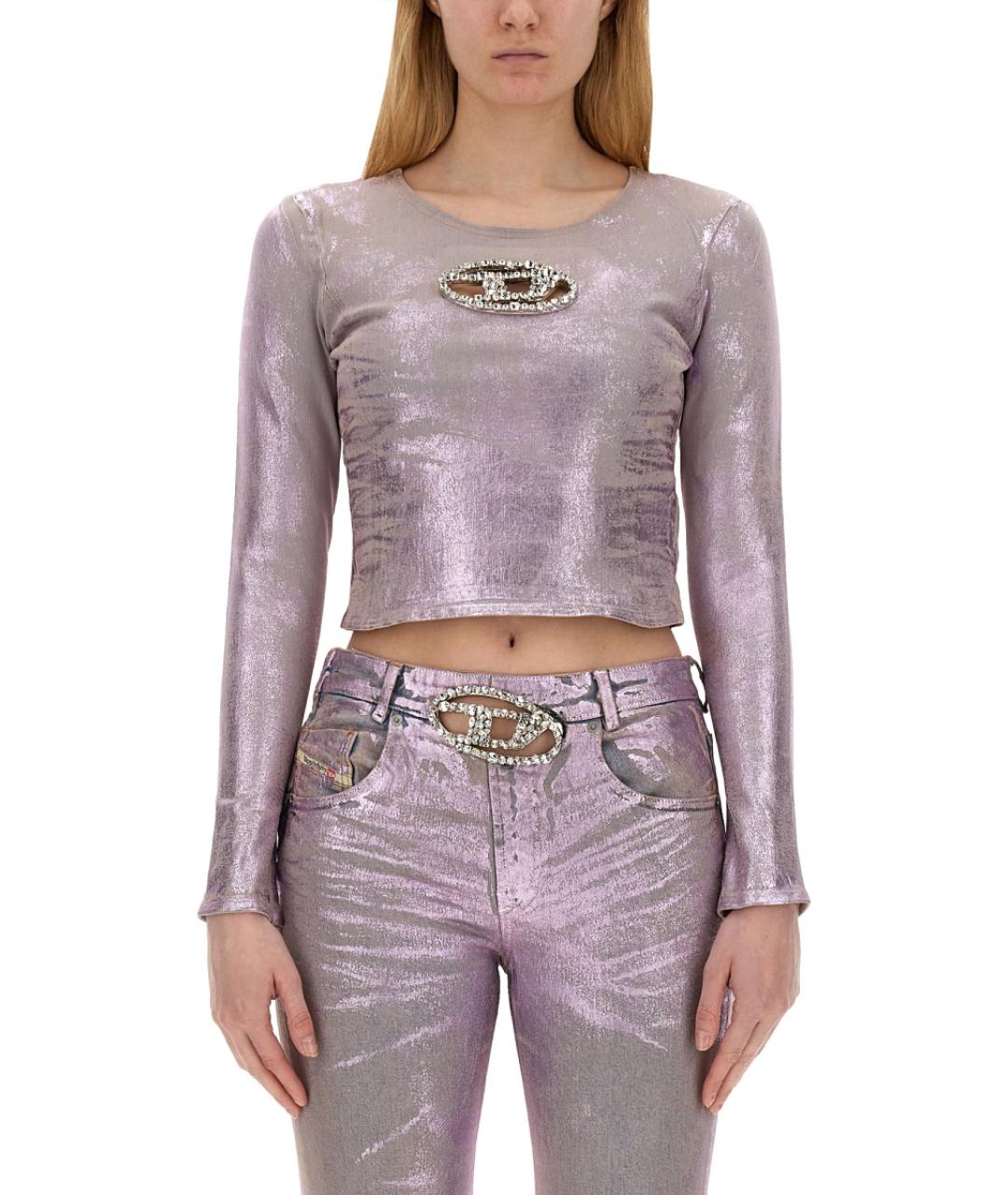 DIESEL Розовая хлопковая блузы, фото 2