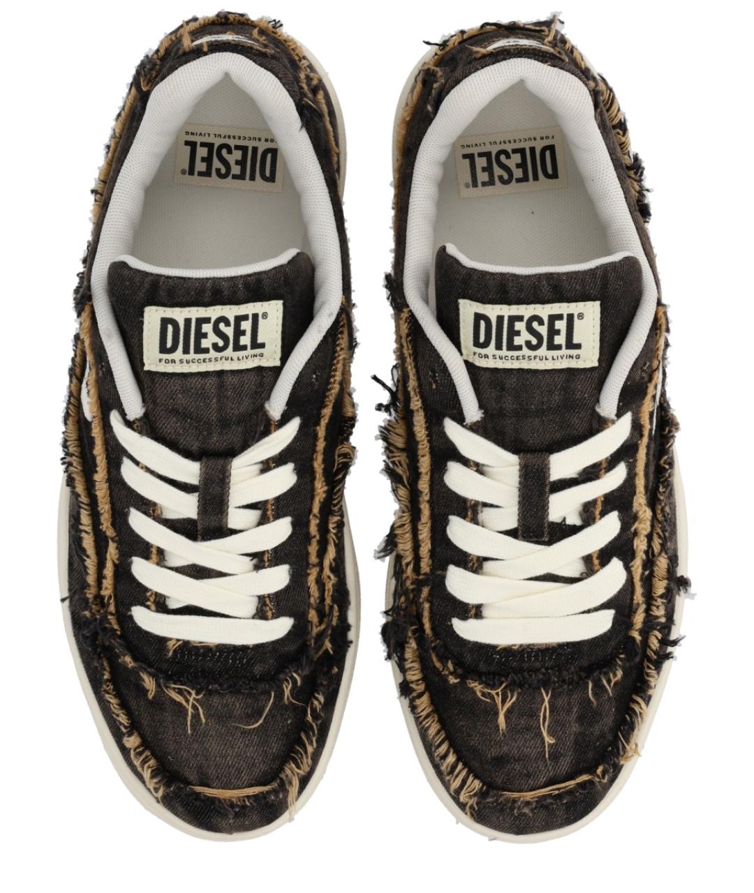 DIESEL Мульти текстильные низкие кроссовки / кеды, фото 5