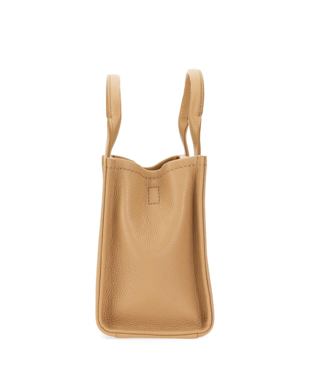 MARC JACOBS Бежевая кожаная сумка тоут, фото 3