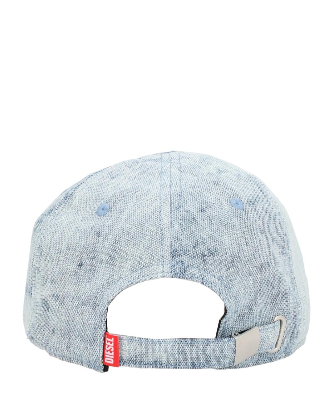 DIESEL Голубая хлопковая кепка/бейсболка, фото 3
