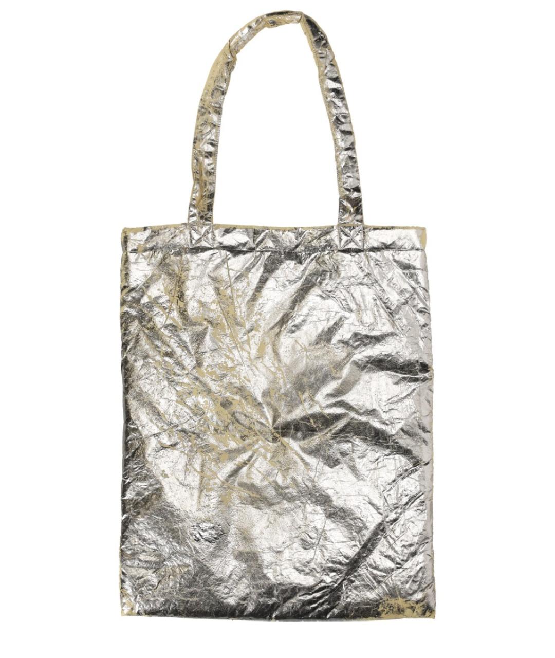 RICK OWENS DRKSHDW Серебряная сумка тоут, фото 2