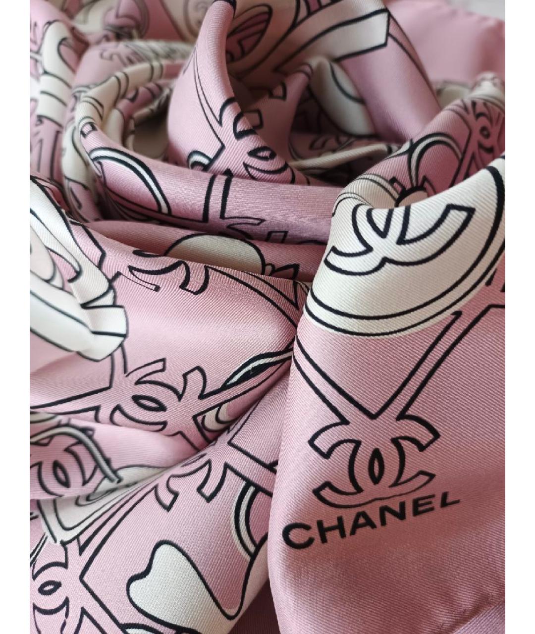 CHANEL Шелковый платок, фото 9