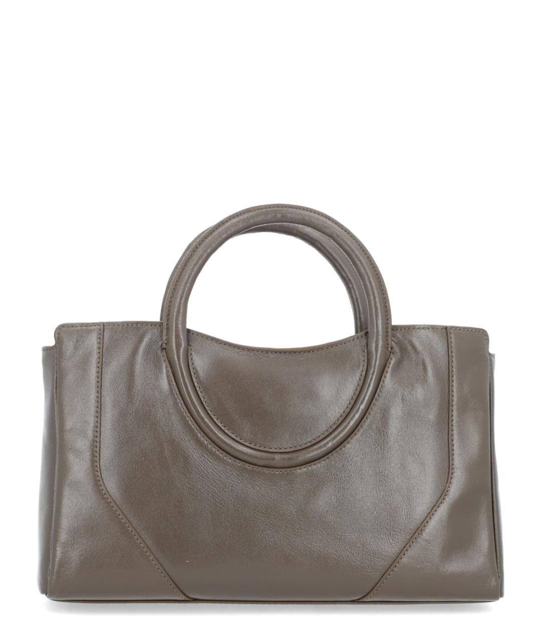 STAUD Коричневая кожаная сумка тоут, фото 3